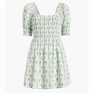 Hill House Naia Green Vine Nap Dress Size Small